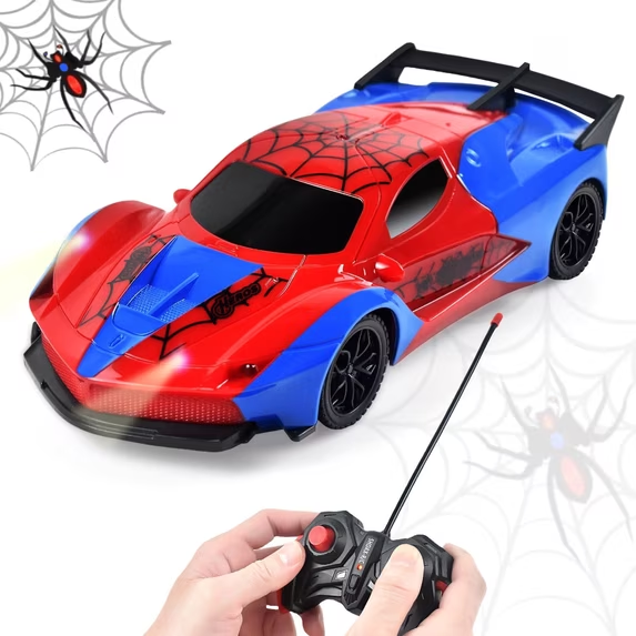 CEMIRK 2.4Ghz Remote Control Car Toys, Mini RC Car Model Vehicle Gift for Boys, Girls(spider)