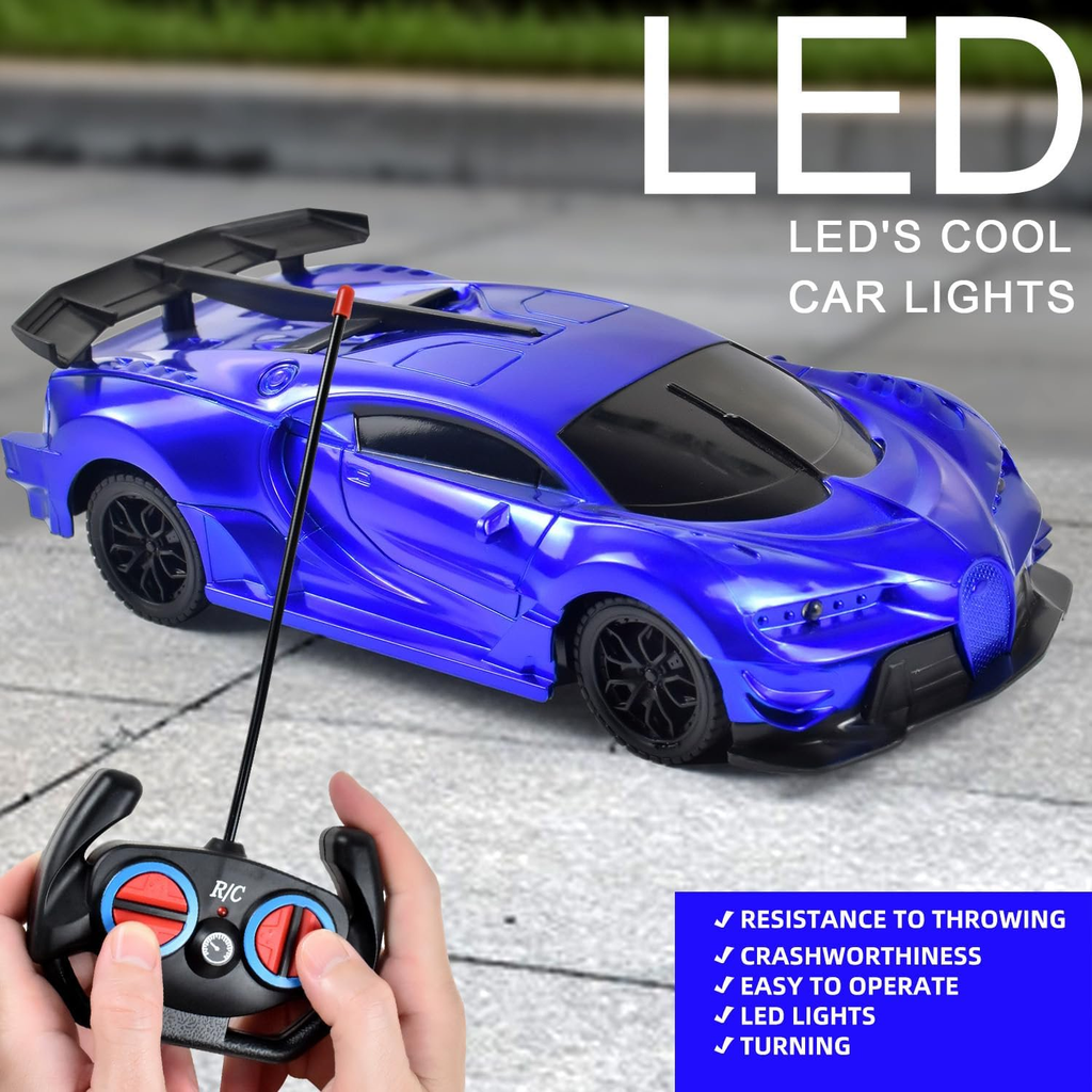 CEMIRK Remote Control Car Toys, Mini RC Car Model Vehicle Gift for Boys, Girls(blue)