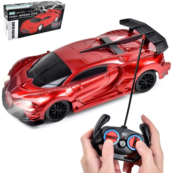CEMIRK Remote Control Car Toys, Mini RC Car Model Vehicle Gift for Boys, Girls(red)