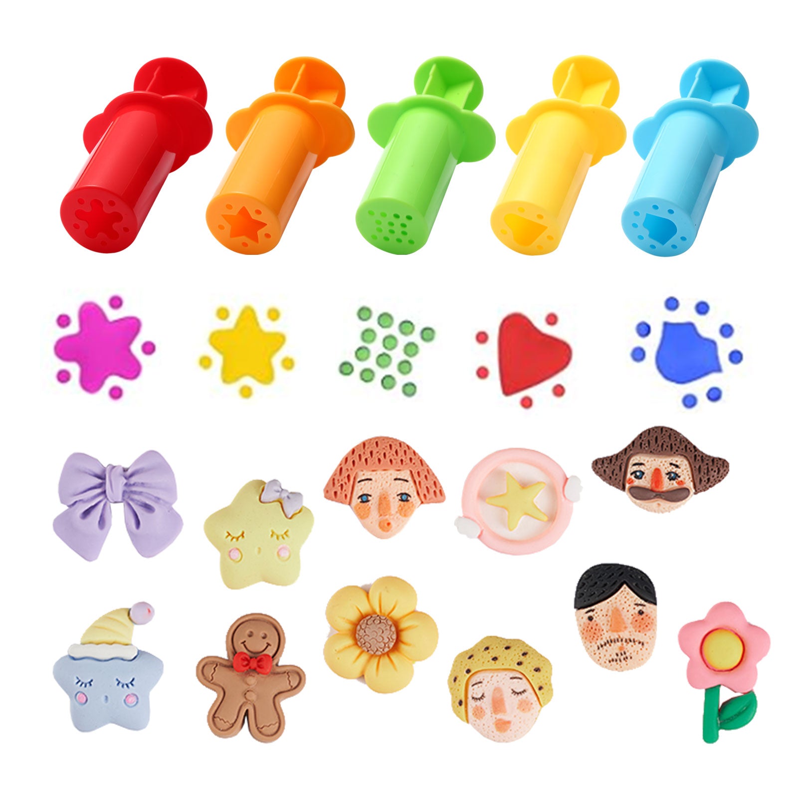 CEMIRK Playdough Set, 27 Pcs Play Dough Tools & Accessories for Kids, Dough Cutters, Rolling Pins, Extruders & Molds, Safe & Durable Clay Toys for Preschool Learning, Arts & Crafts Gift for Toddlers
