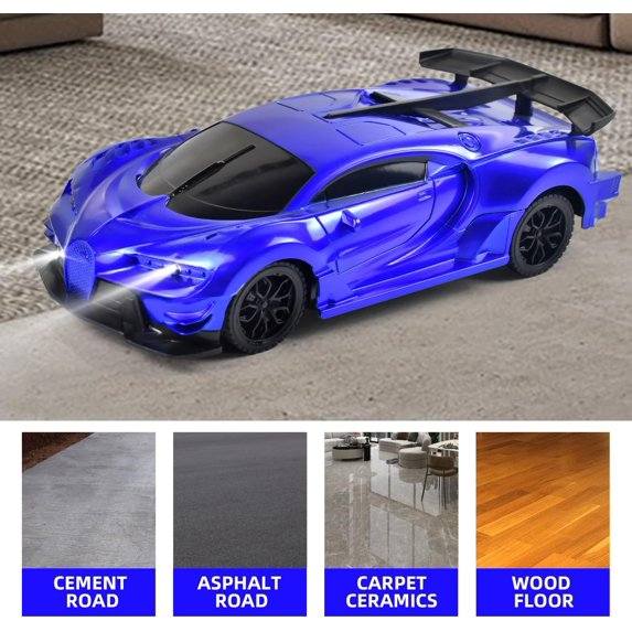 CEMIRK Remote Control Car Toys, Mini RC Car Model Vehicle Gift for Boys, Girls(blue)